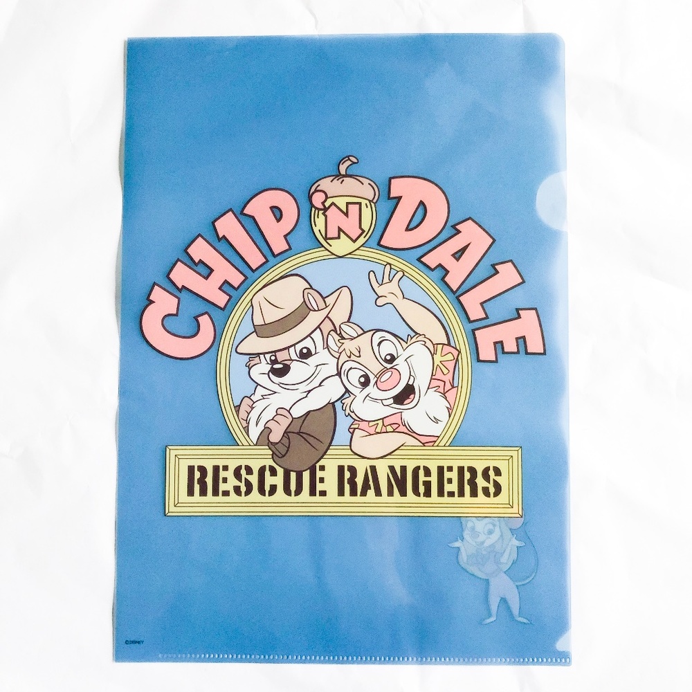 Disney Chip N Dale Rescue Rangers Clear Folder